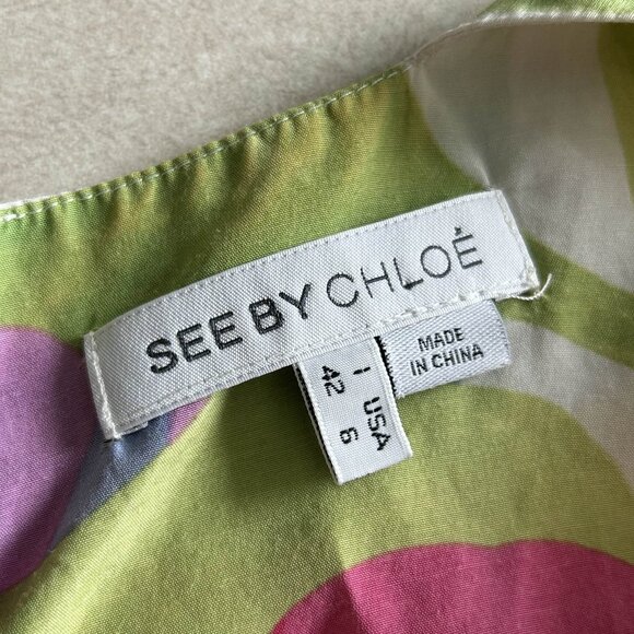 See by Chloé Silk Blend Daisy Floral Tank ASO Alex Russo / Selena Gomez - Picture 5 of 9